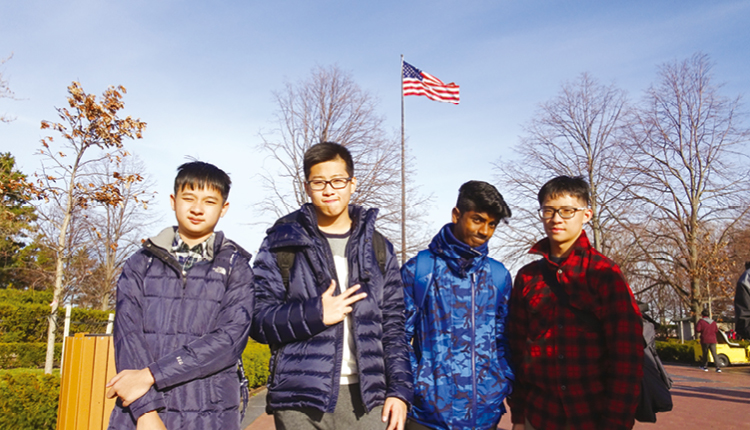 學生前往美國深度交流兩星期，並遊覽當地名勝。