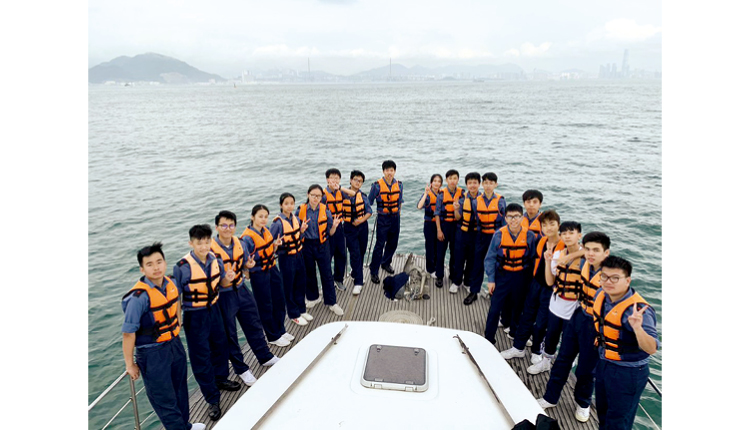 海事青年團出海實習。