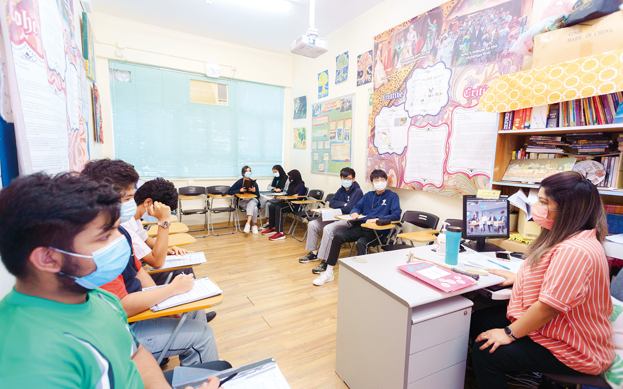 重視英語會話，外籍老師每周為同學安排口語訓練。