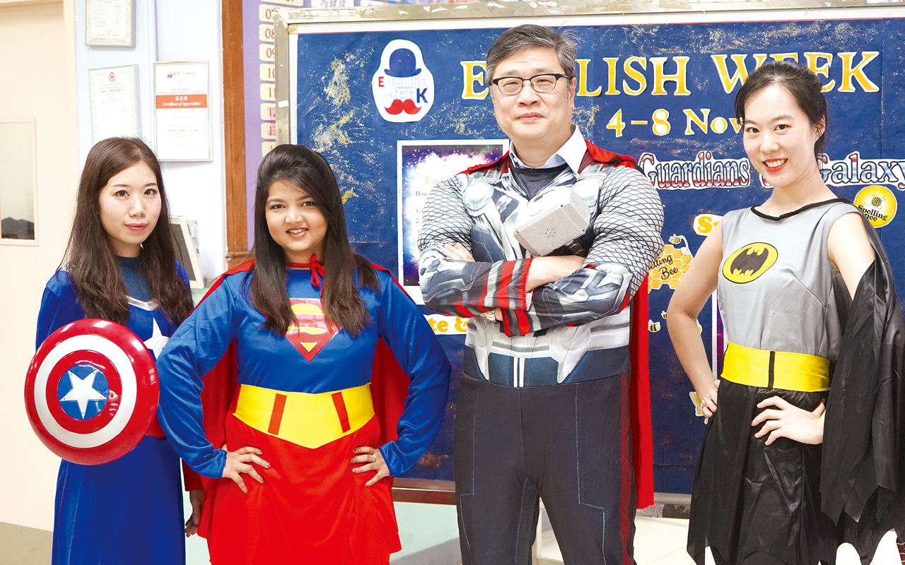 校園內的Super Heroes，助同學提升英文表達自信。