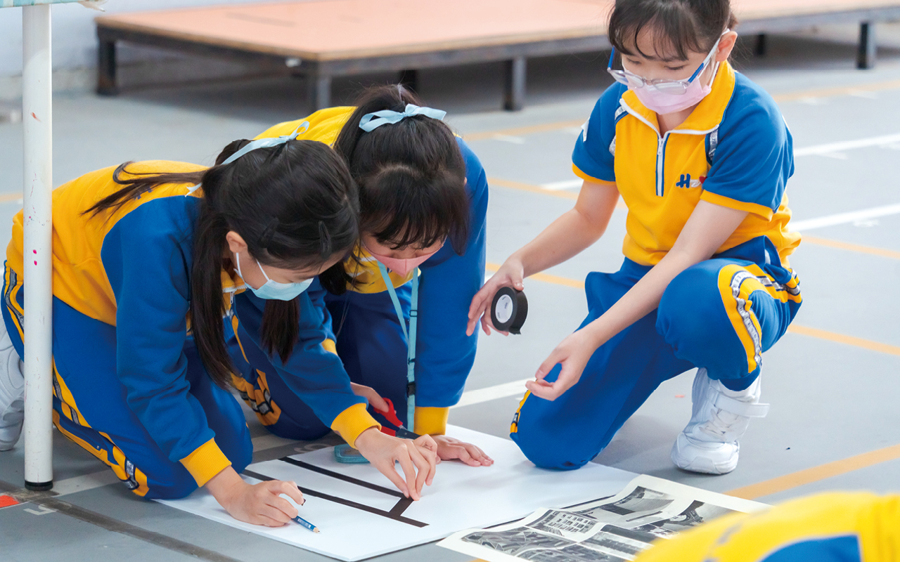 學校介紹「波點藝術」，細說日本國寶級藝術家草間彌生的創作故事，以擴闊同學的國際視野，建立多元藝術的鑑賞力。